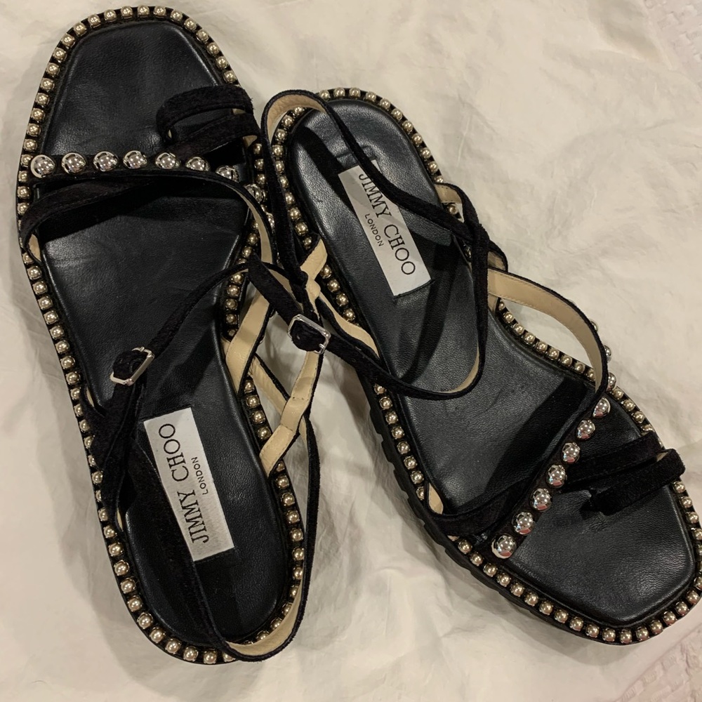 Jimmy Choo sandals worn twice!
